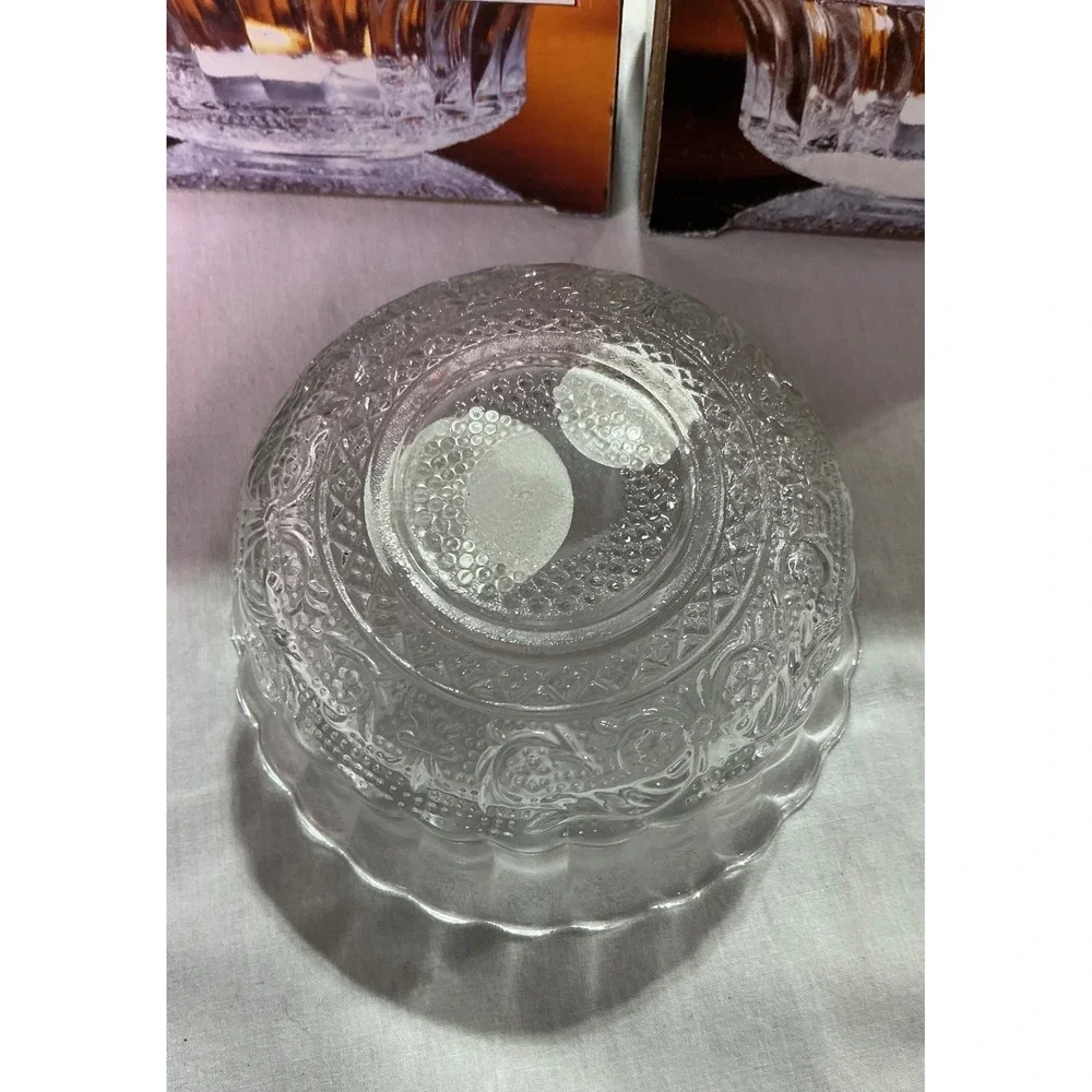Pair Crystal Clear Trellis 4.5